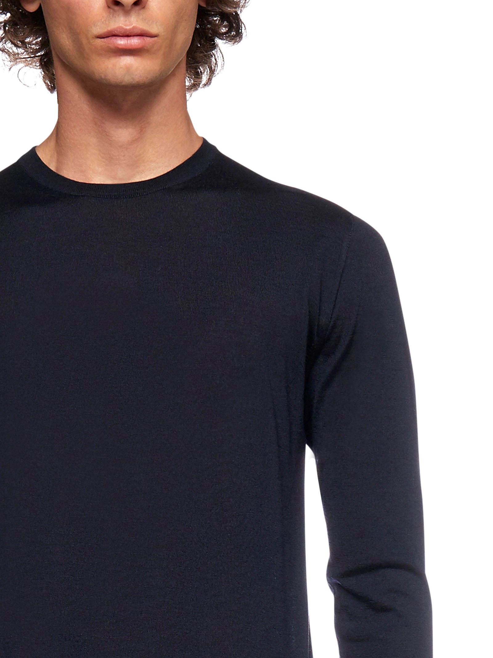 Malo Crewneck Fine Knit Jumper