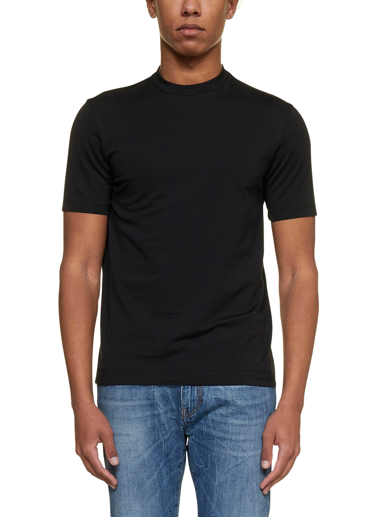 Malo Round Neck Short Sleeved T-Shirt