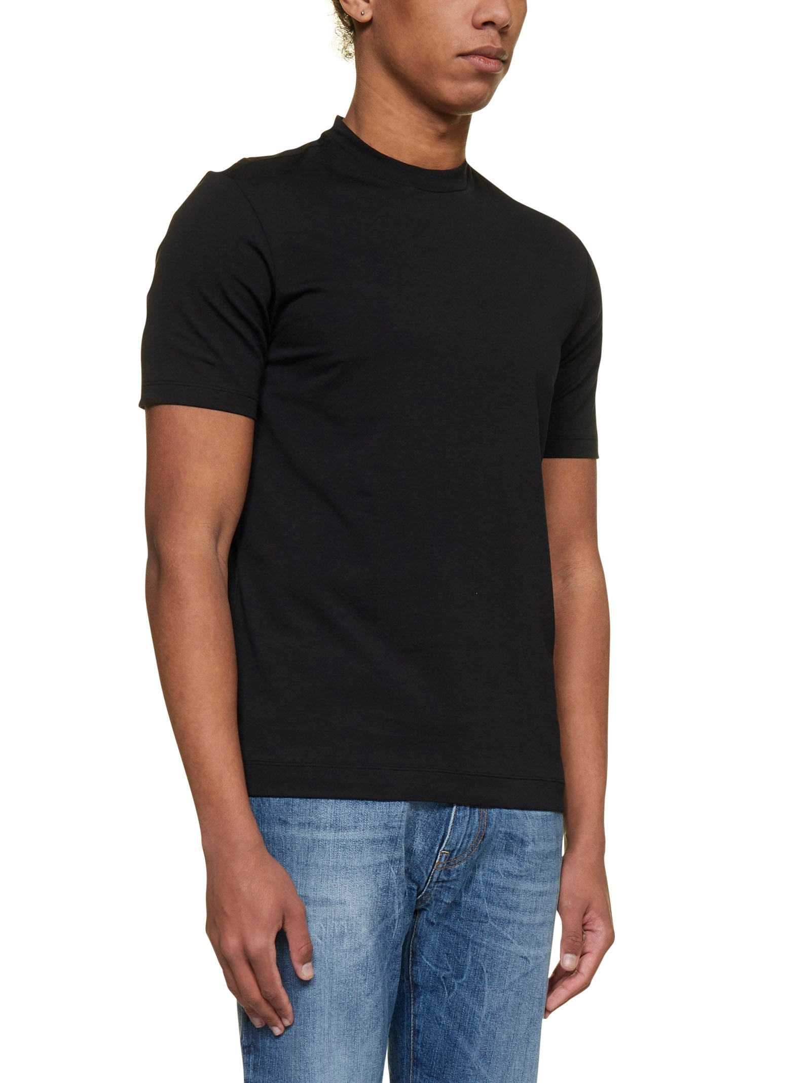 Malo Round Neck Short Sleeved T-Shirt
