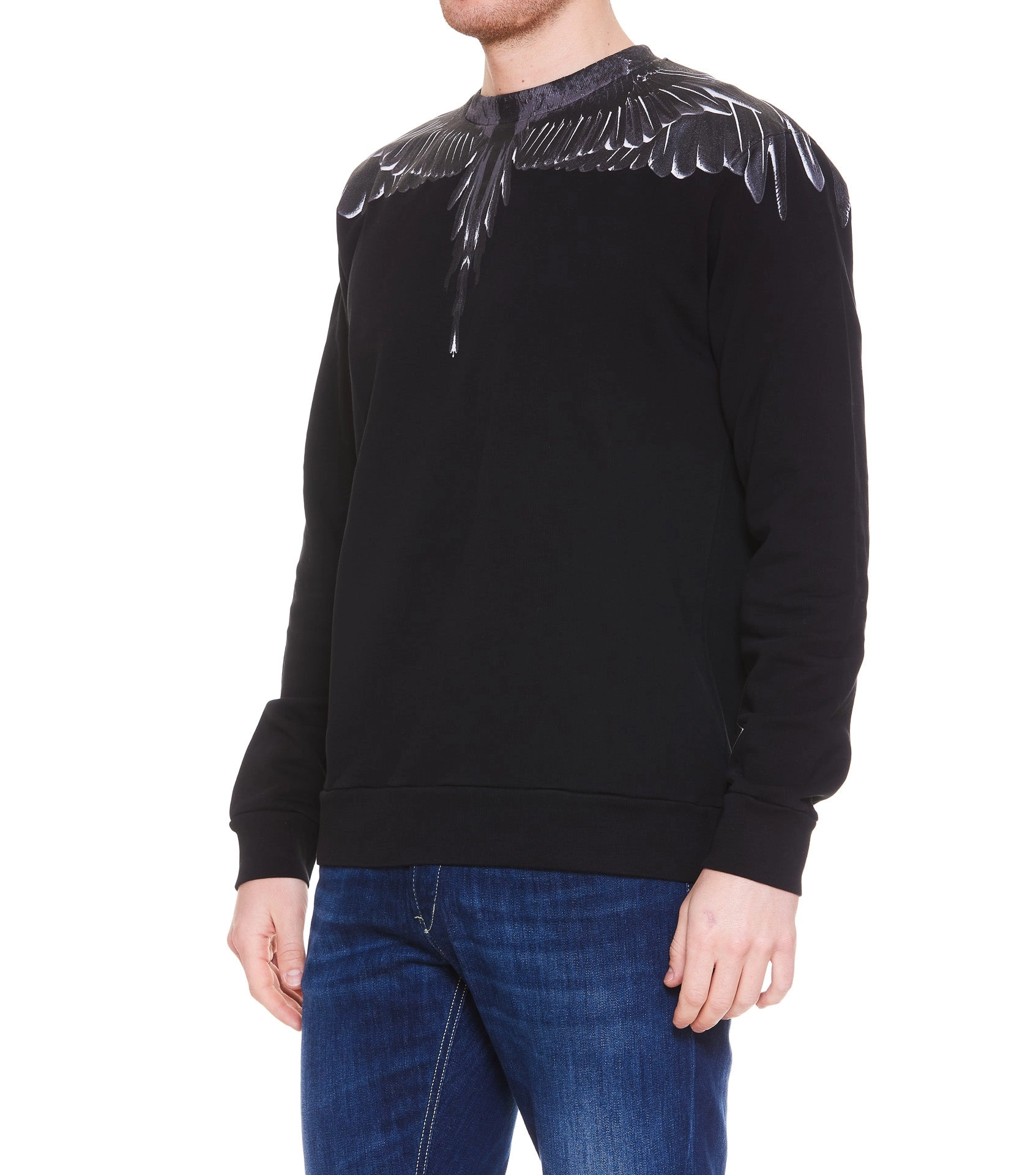 Marcelo Burlon County Of Milan Crewneck Long-Sleeved Sweatshirt