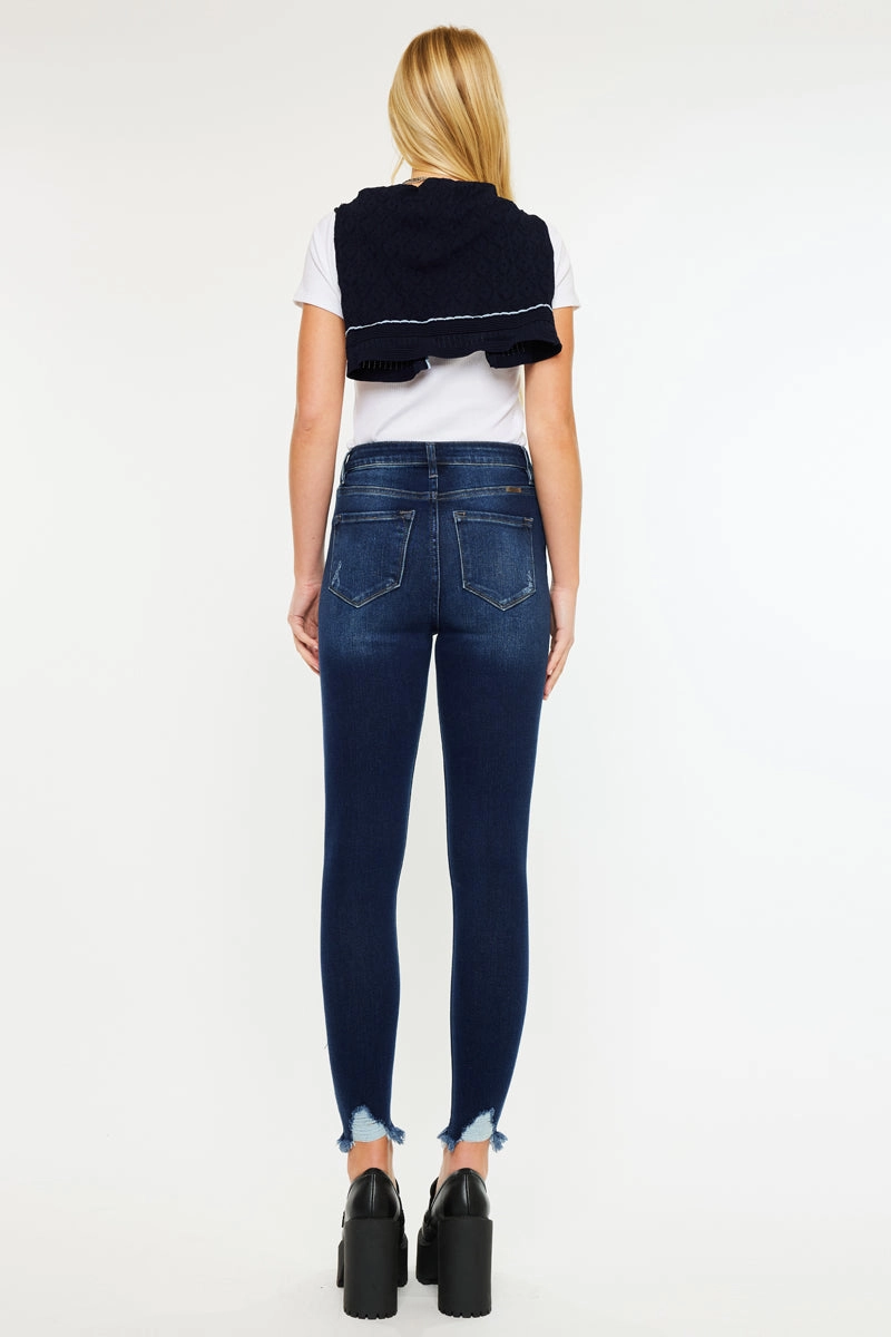Maria High Rise Ankle Skinny Jeans