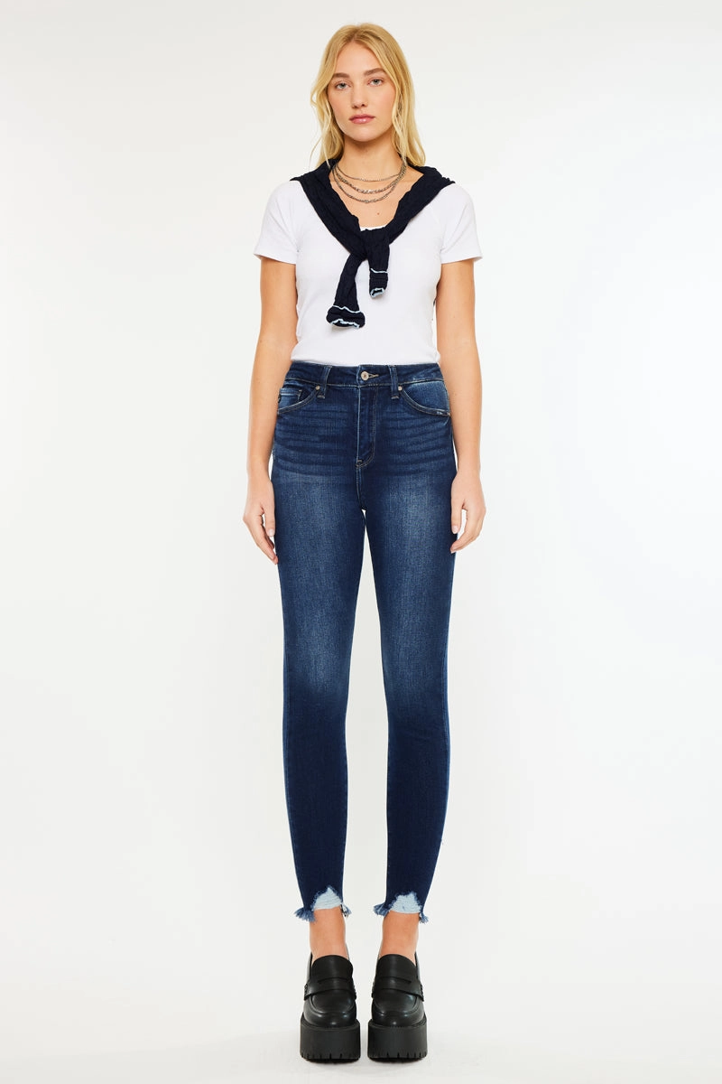Maria High Rise Ankle Skinny Jeans