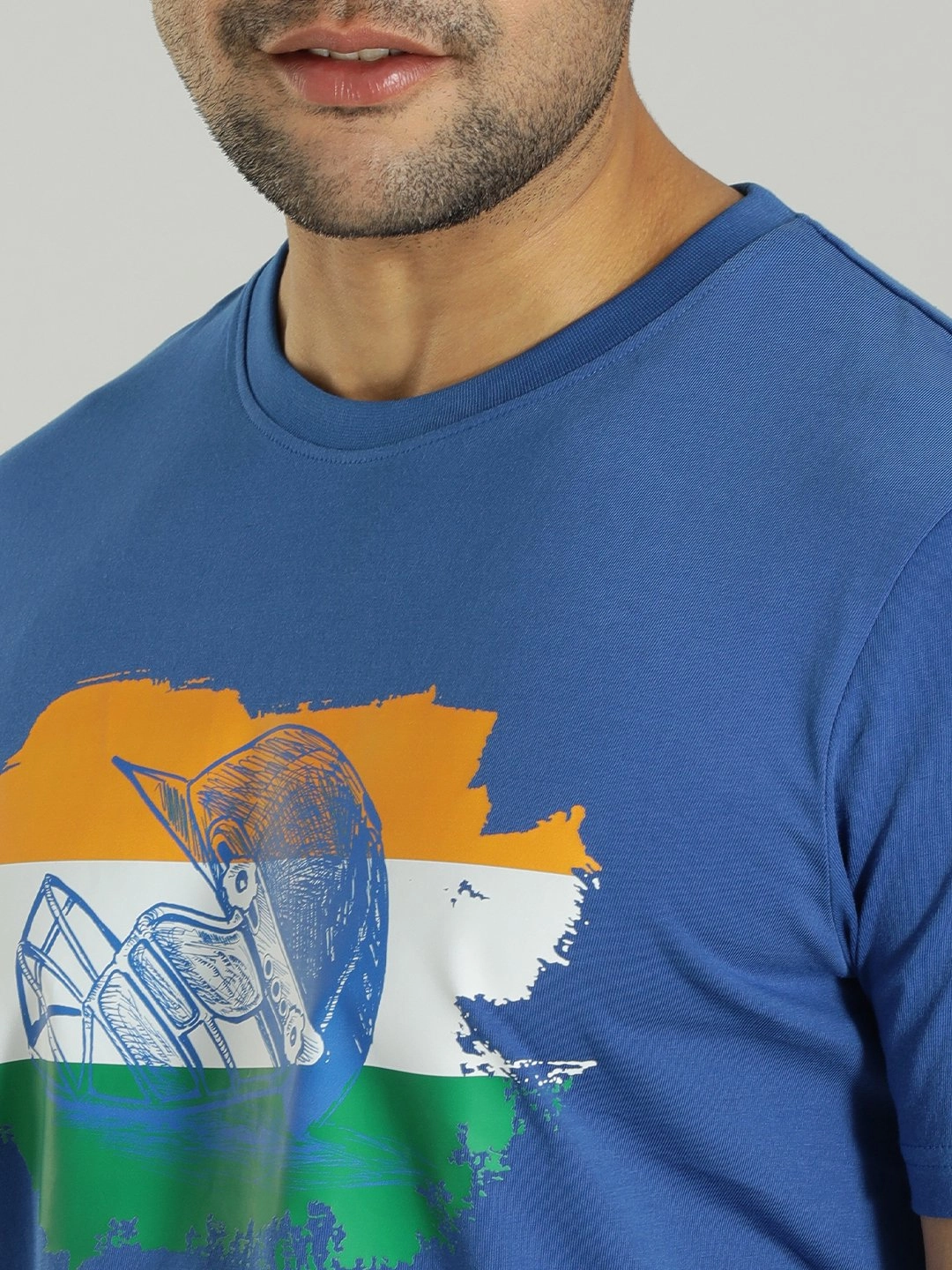 Men Team India Graphic Crew Neck T-Shirt