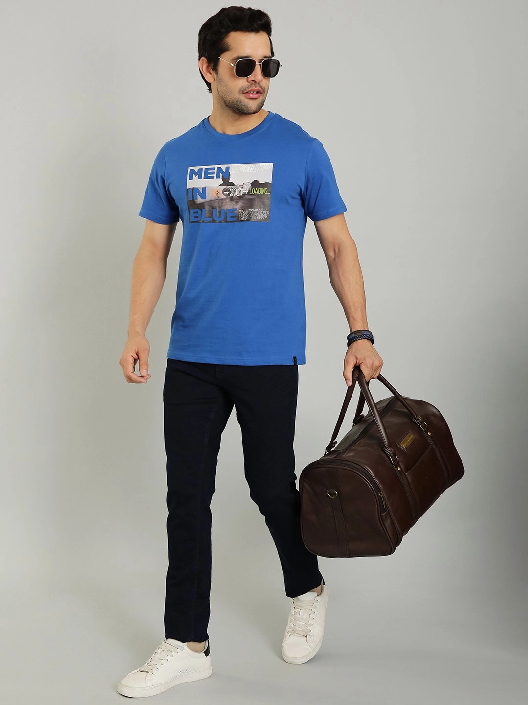 Men Team India Graphic Crew Neck T-Shirt