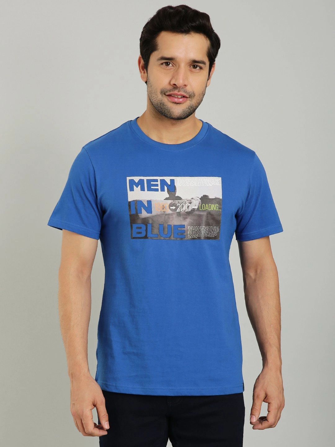 Men Team India Graphic Crew Neck T-Shirt