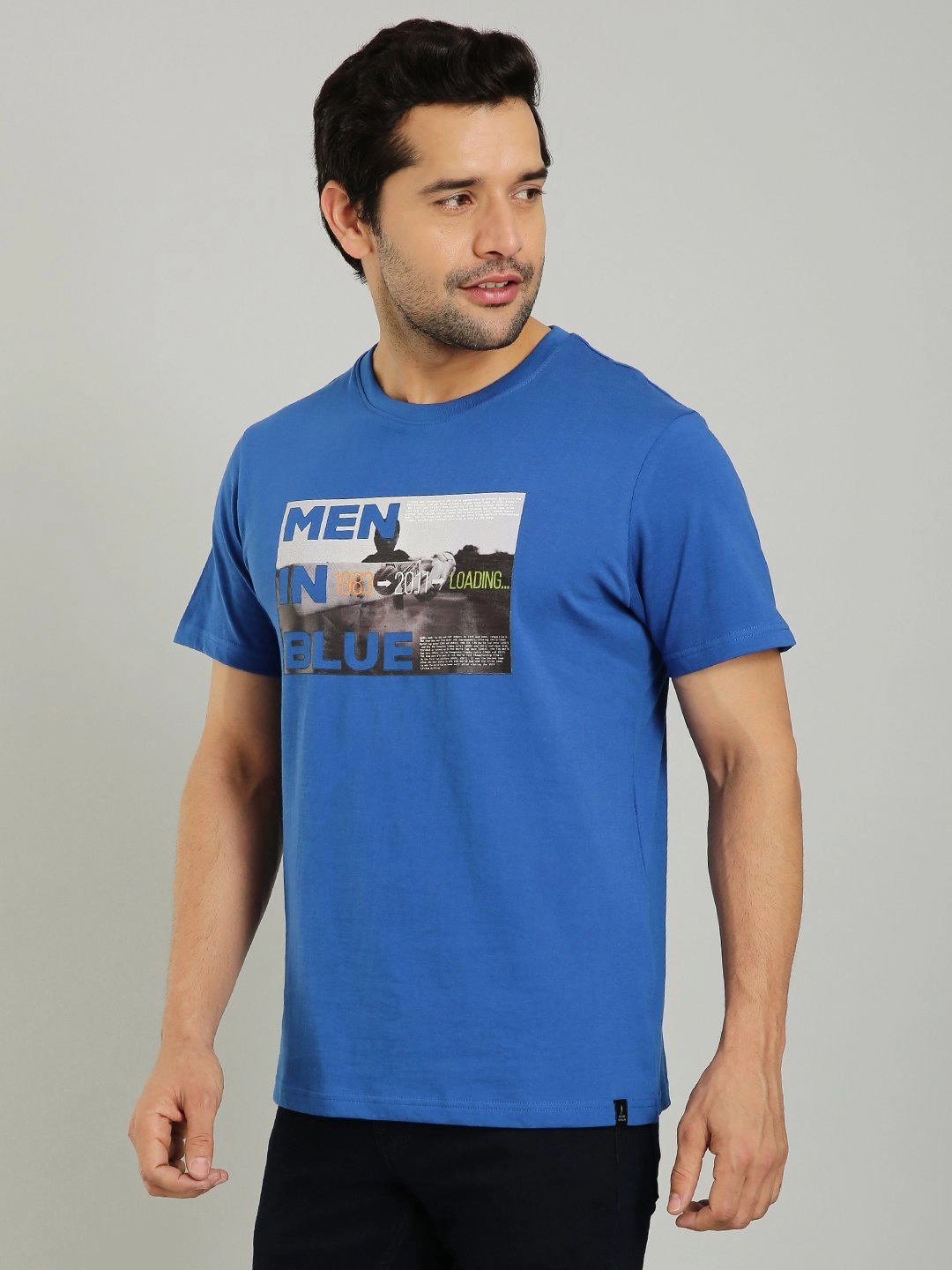 Men Team India Graphic Crew Neck T-Shirt