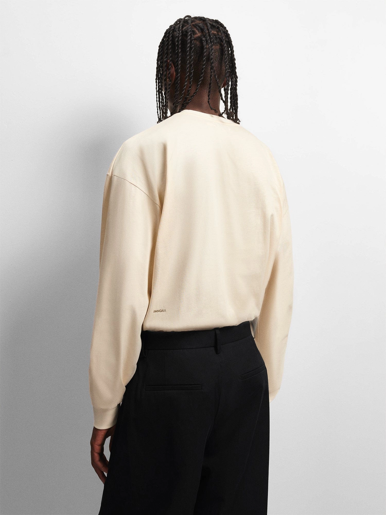 Mens 365 Midweight Long Sleeve T-shirt—undyed