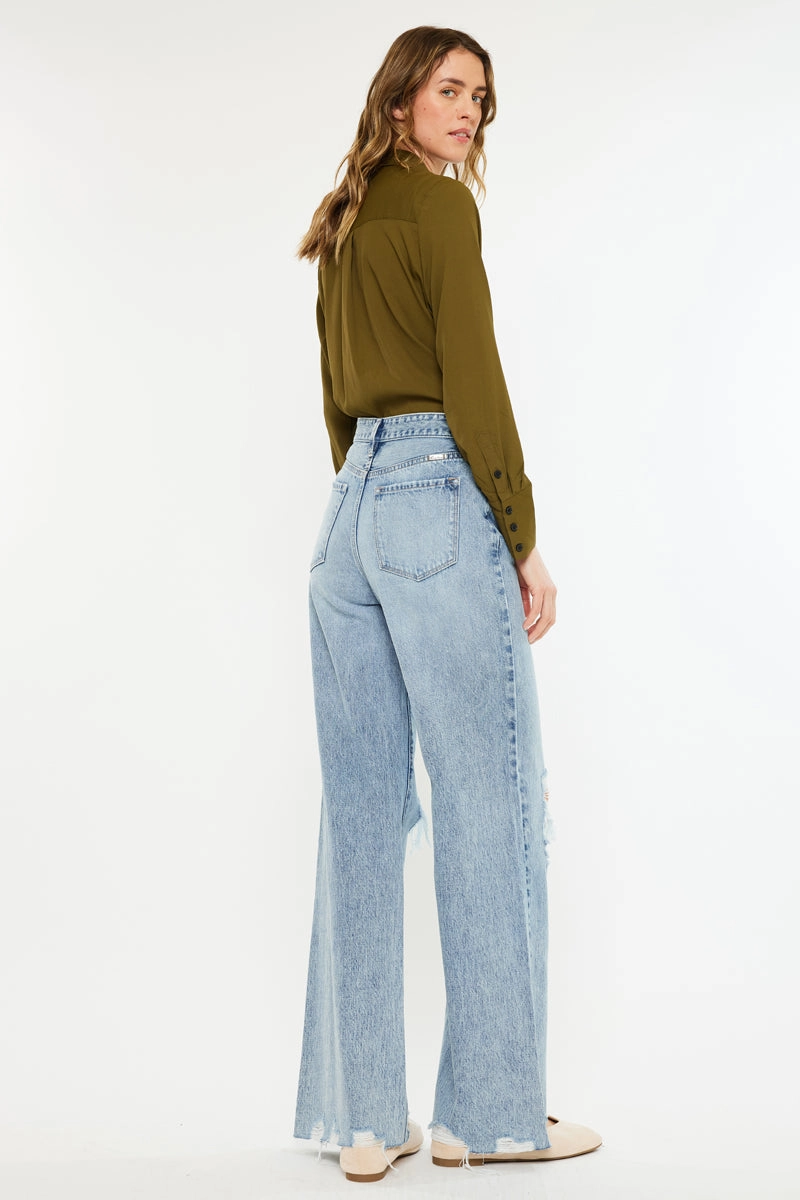Mercy Ultra High Rise Wide Leg Jeans