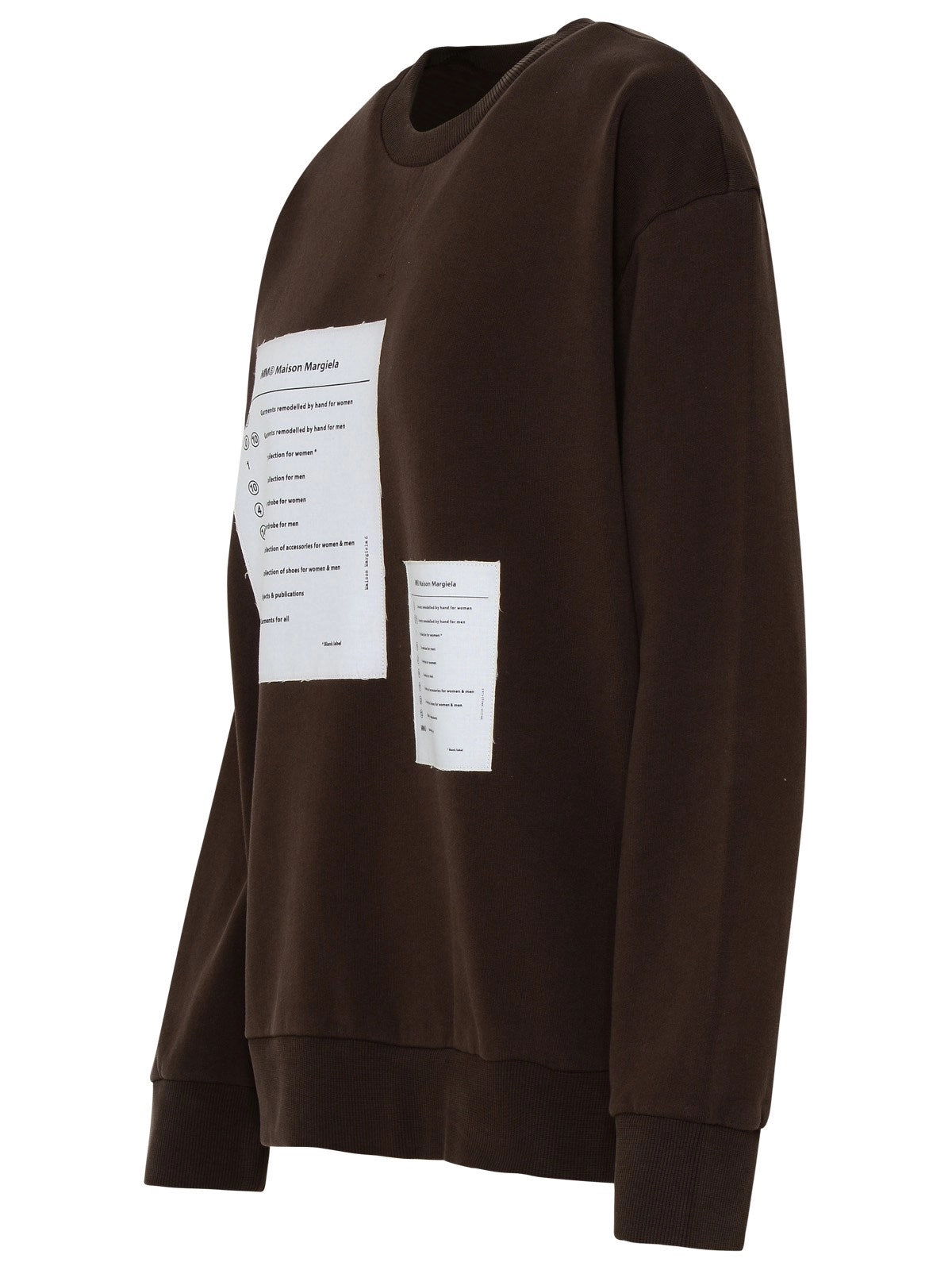 MM6 Maison Margiela Logo Patch Crewneck Sweatshirt