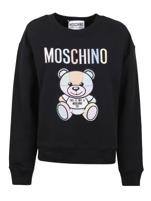 Moschino Teddy Bear-Printed Crewneck Sweatshirt
