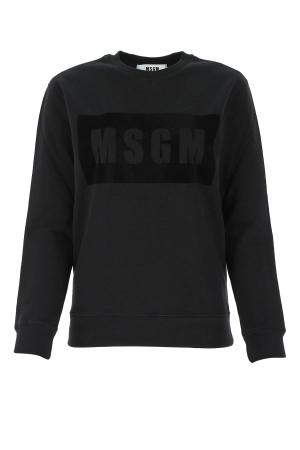 MSGM Logo Printed Crewneck Sweatshirt