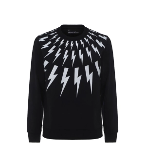 Neil Barrett Graphic Printed Crewneck Sweatshirt