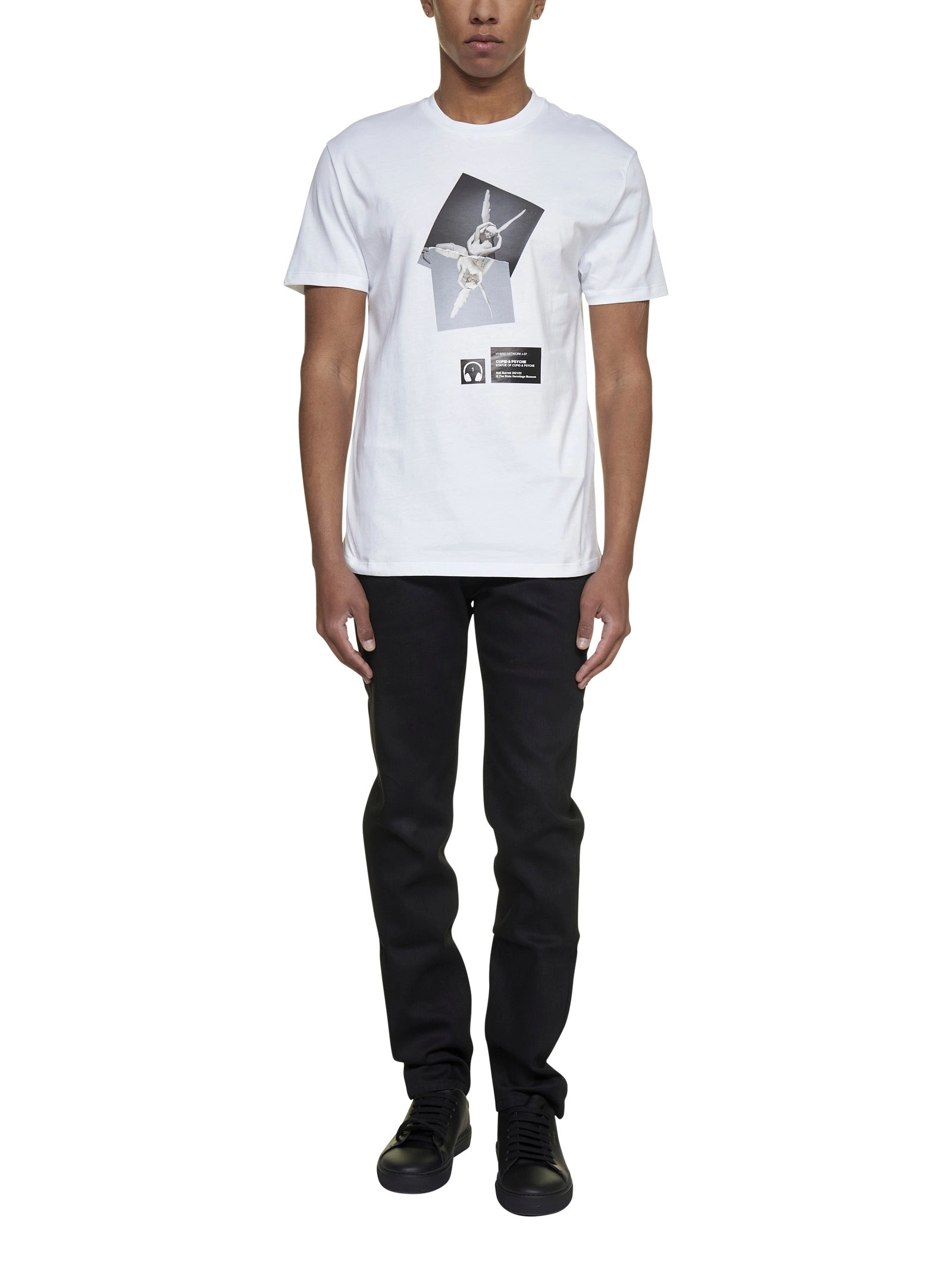 Neil Barrett Graphic Printed Crewneck T-Shirt