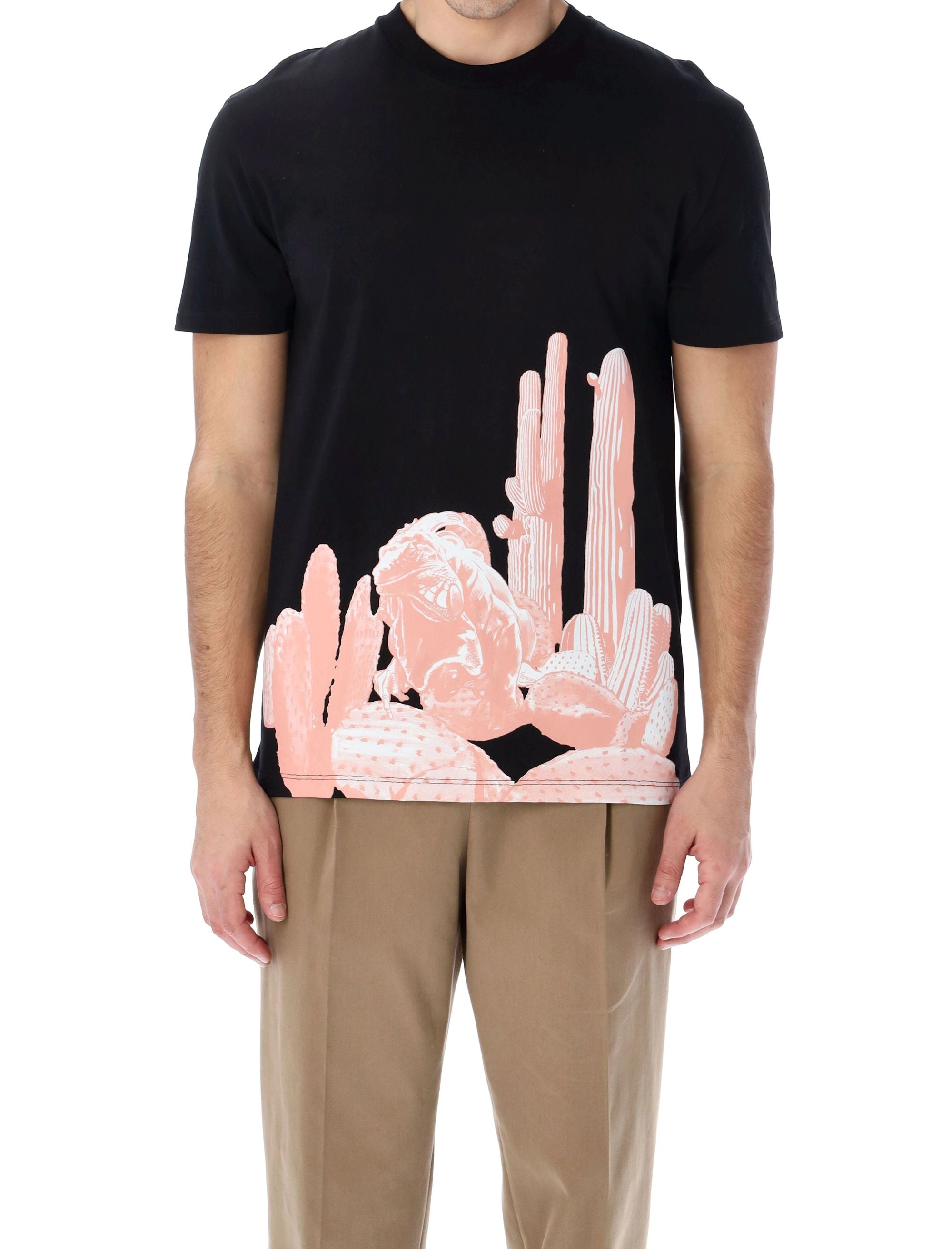 Neil Barrett Graphic Printed Crewneck T-Shirt