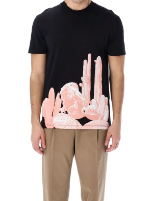 Neil Barrett Graphic Printed Crewneck T-Shirt