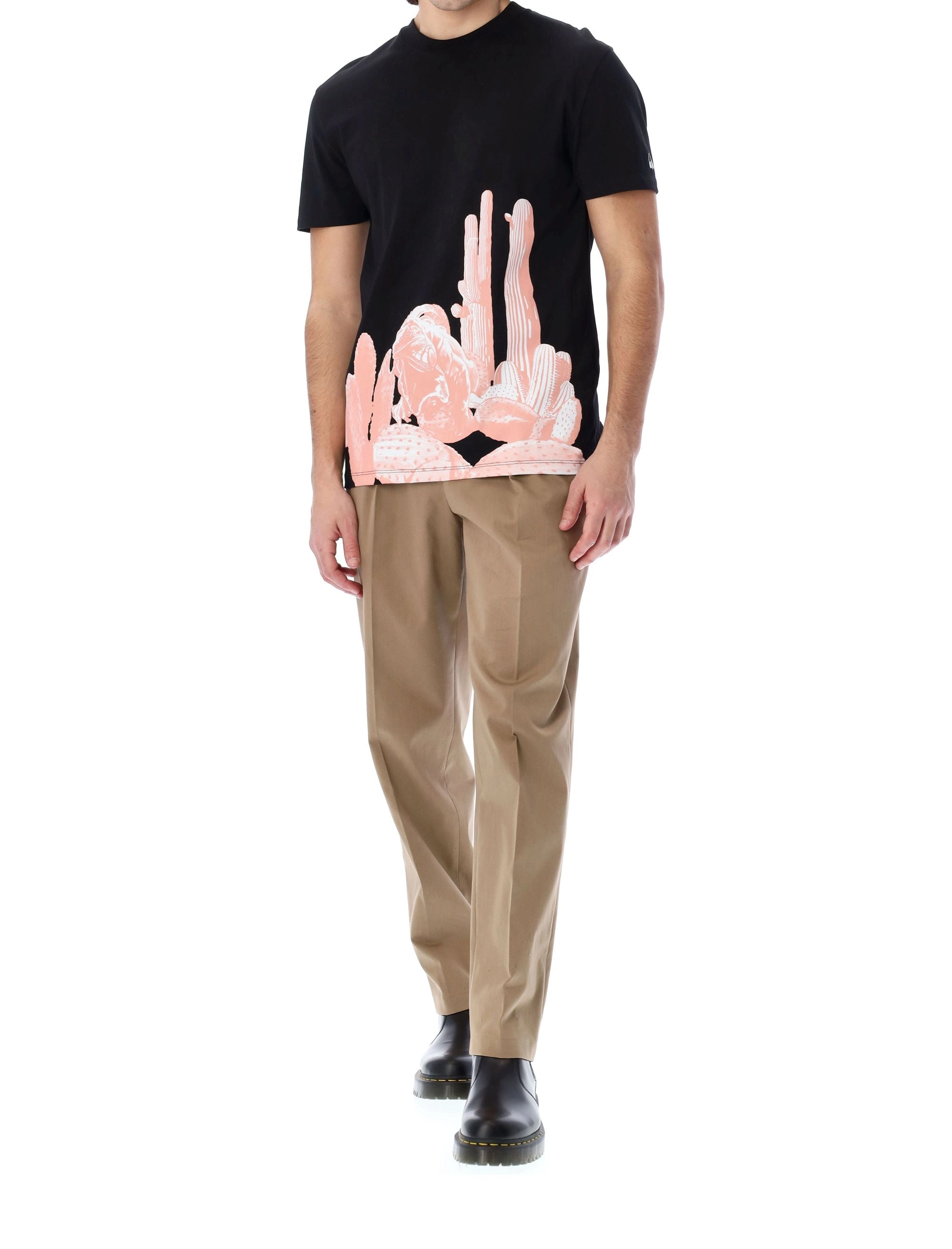 Neil Barrett Graphic Printed Crewneck T-Shirt