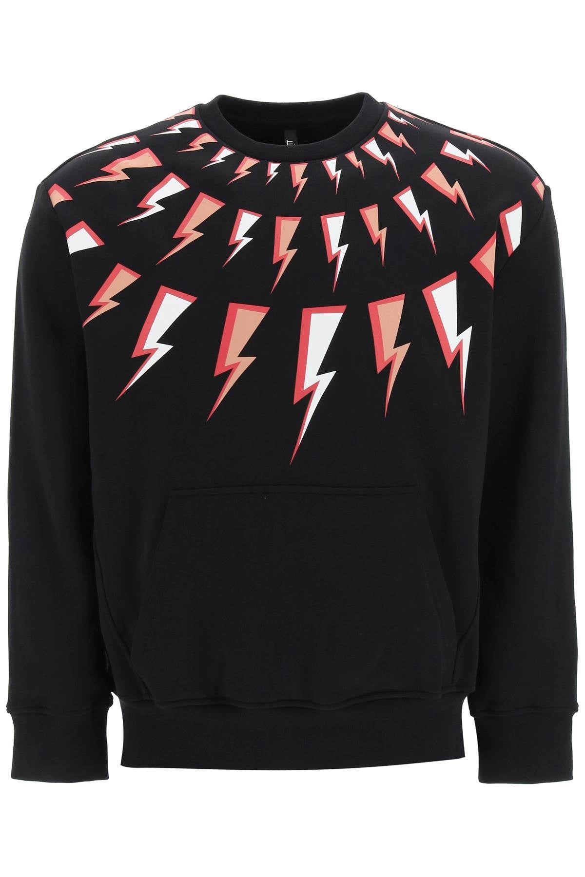 Neil Barrett Thunderbolt Printed Crewneck Sweatshirt