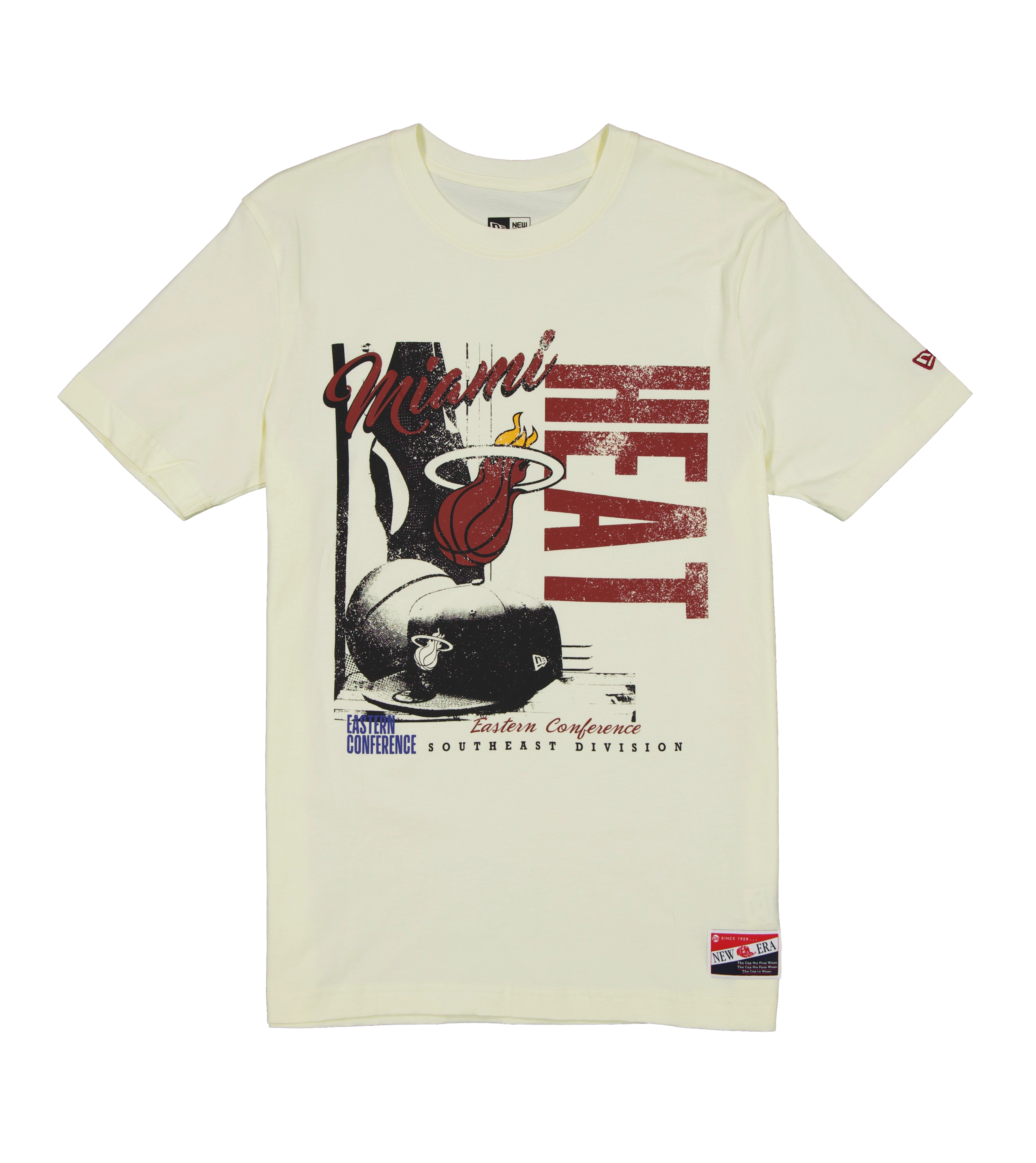 New Era Miami HEAT Throwback Crew Tee