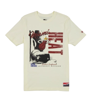 New Era Miami HEAT Throwback Crew Tee