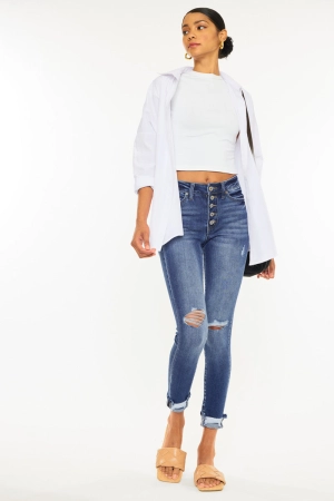 Norah High Rise Ankle Skinny Jeans