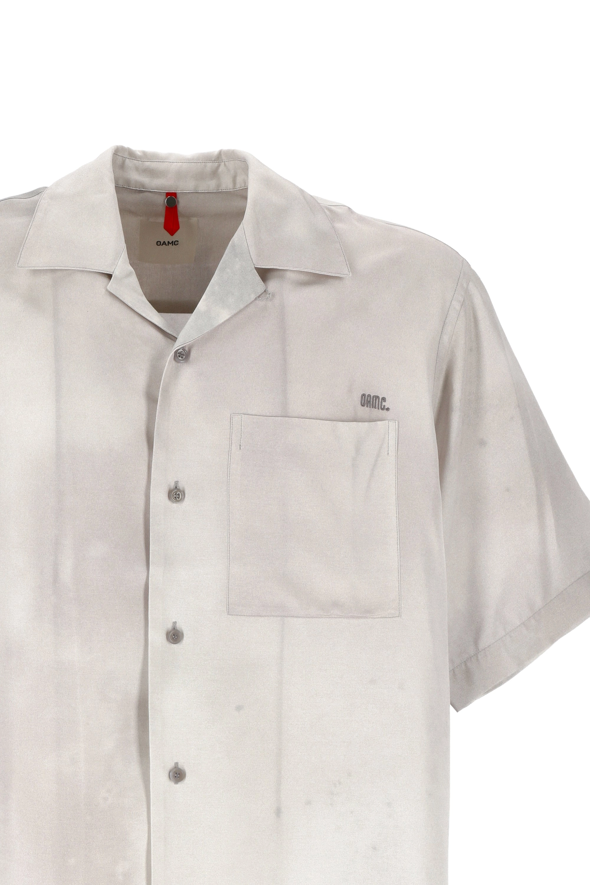 OAMC Kurt Logo Embroidered Short Sleeved Shirt
