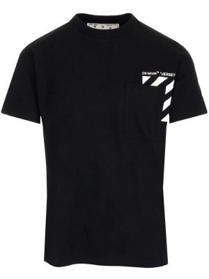 Off-White Diag Printed Crewneck T-Shirt