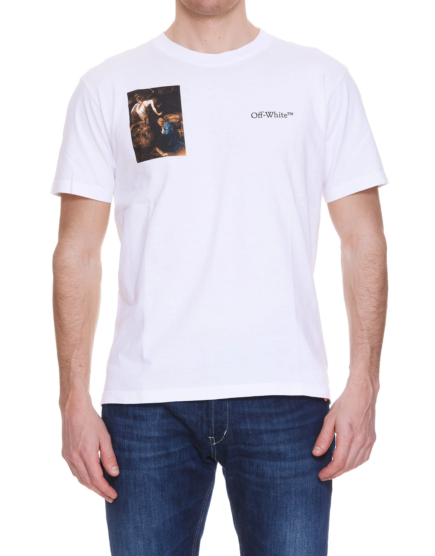 Off-White Graphic Printed Crewneck T-Shirt