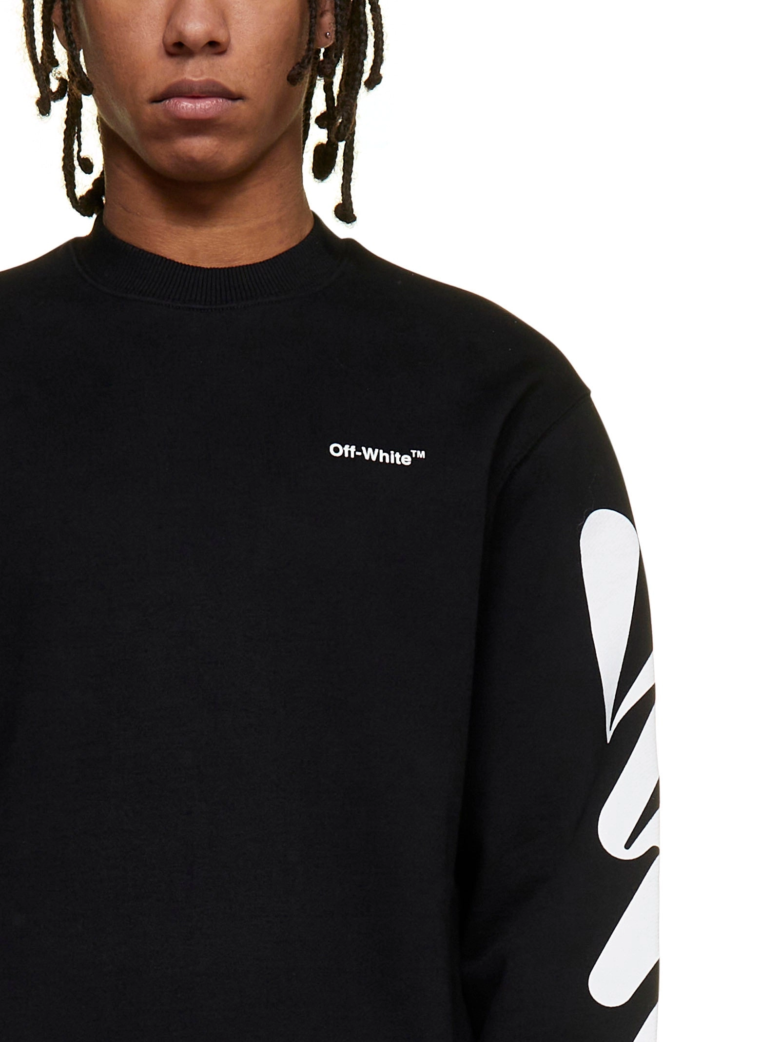 Off-White Logo Printed Crewneck Sweatshirt