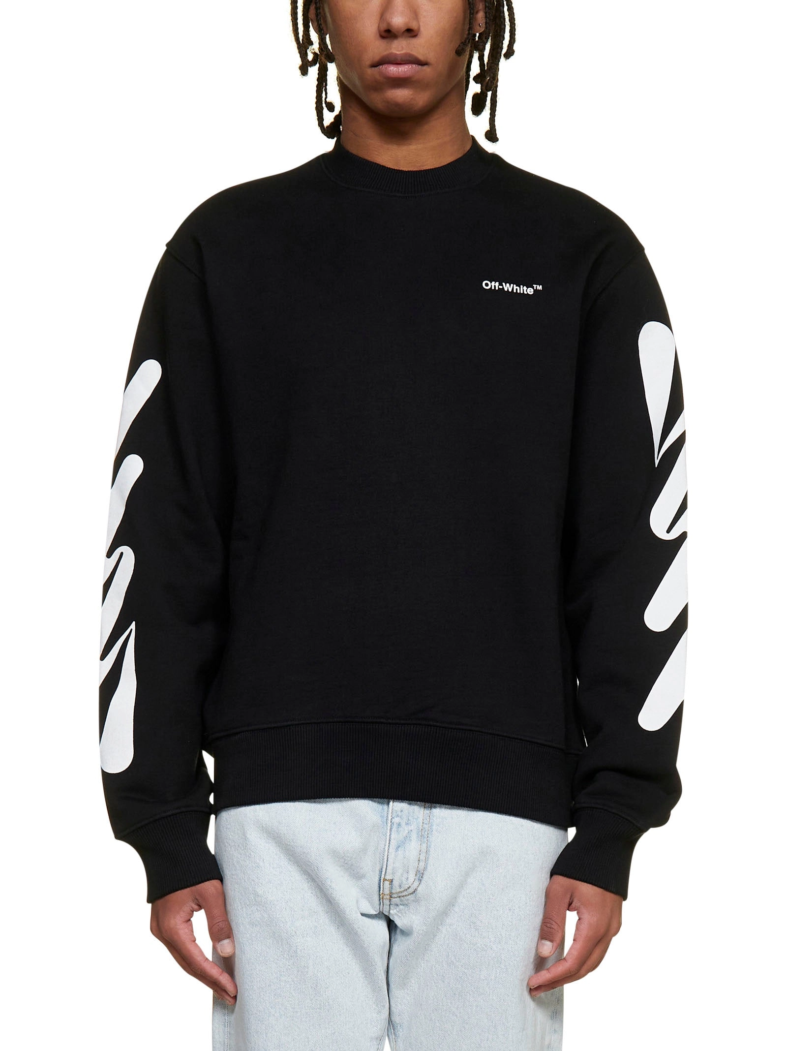 Off-White Logo Printed Crewneck Sweatshirt