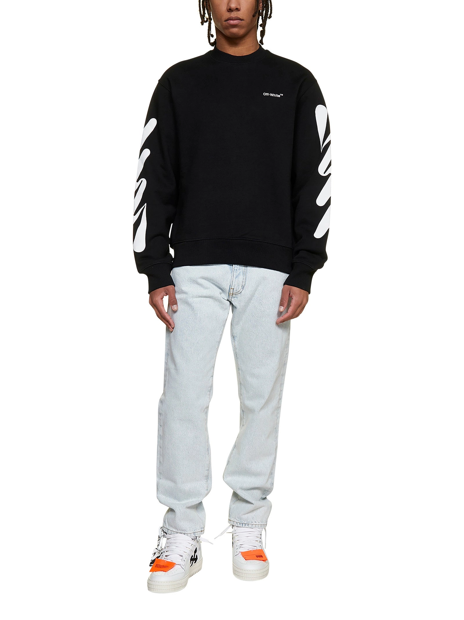 Off-White Logo Printed Crewneck Sweatshirt