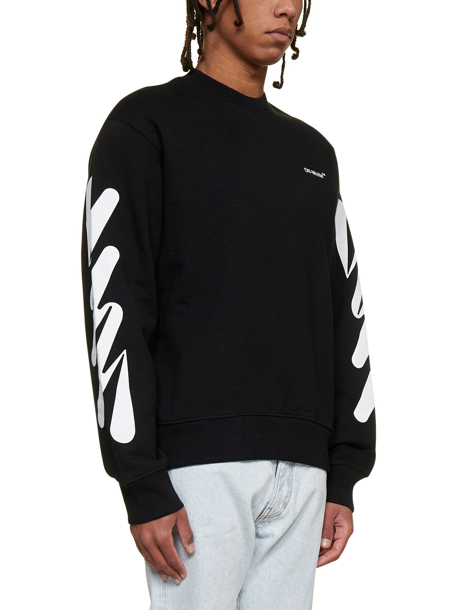 Off-White Logo Printed Crewneck Sweatshirt