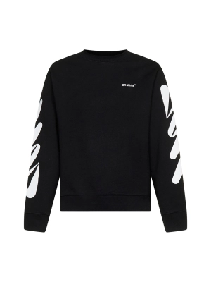 Off-White Logo Printed Crewneck Sweatshirt