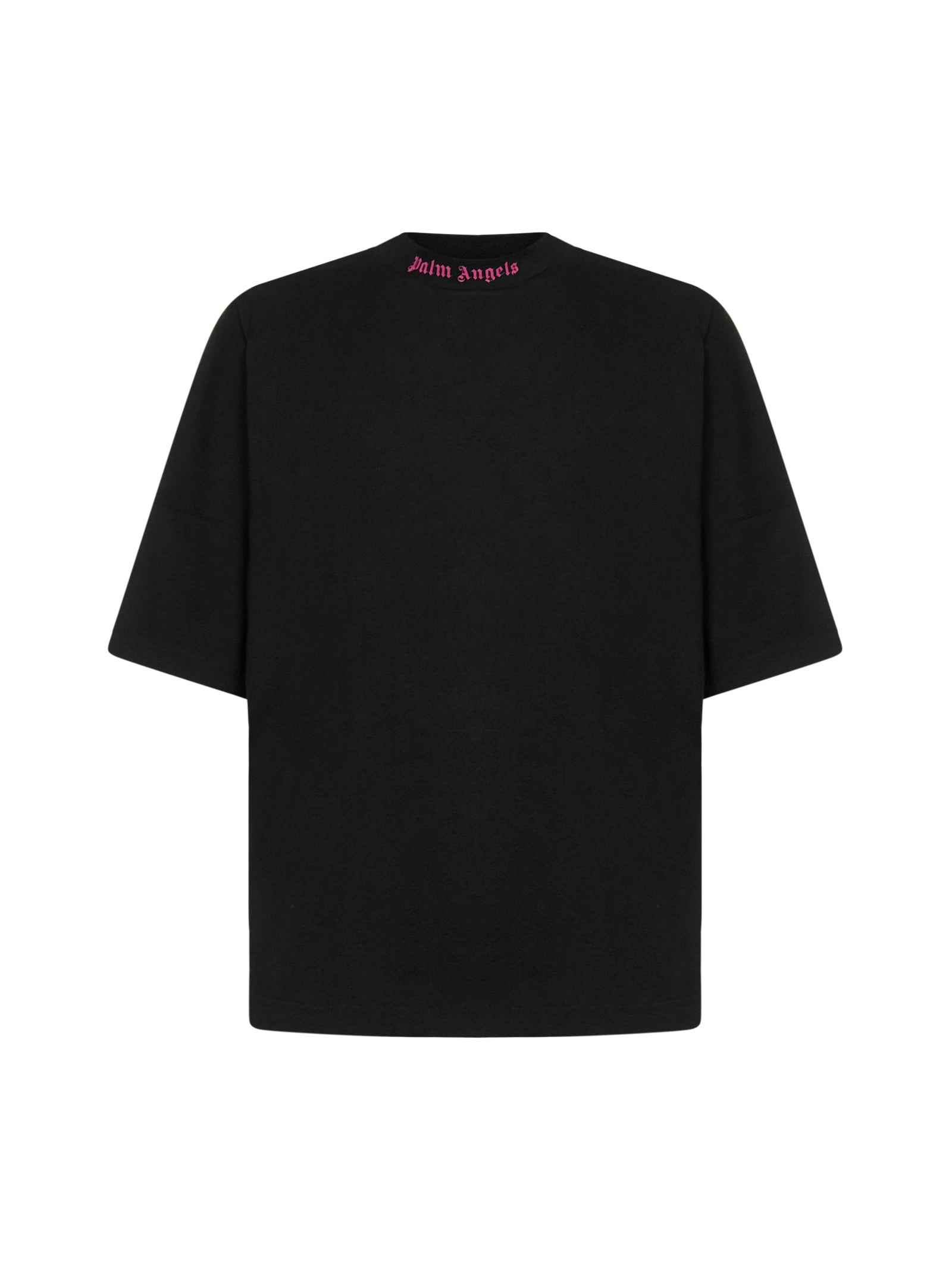 Palm Angels Logo Printed Crewneck T-Shirt