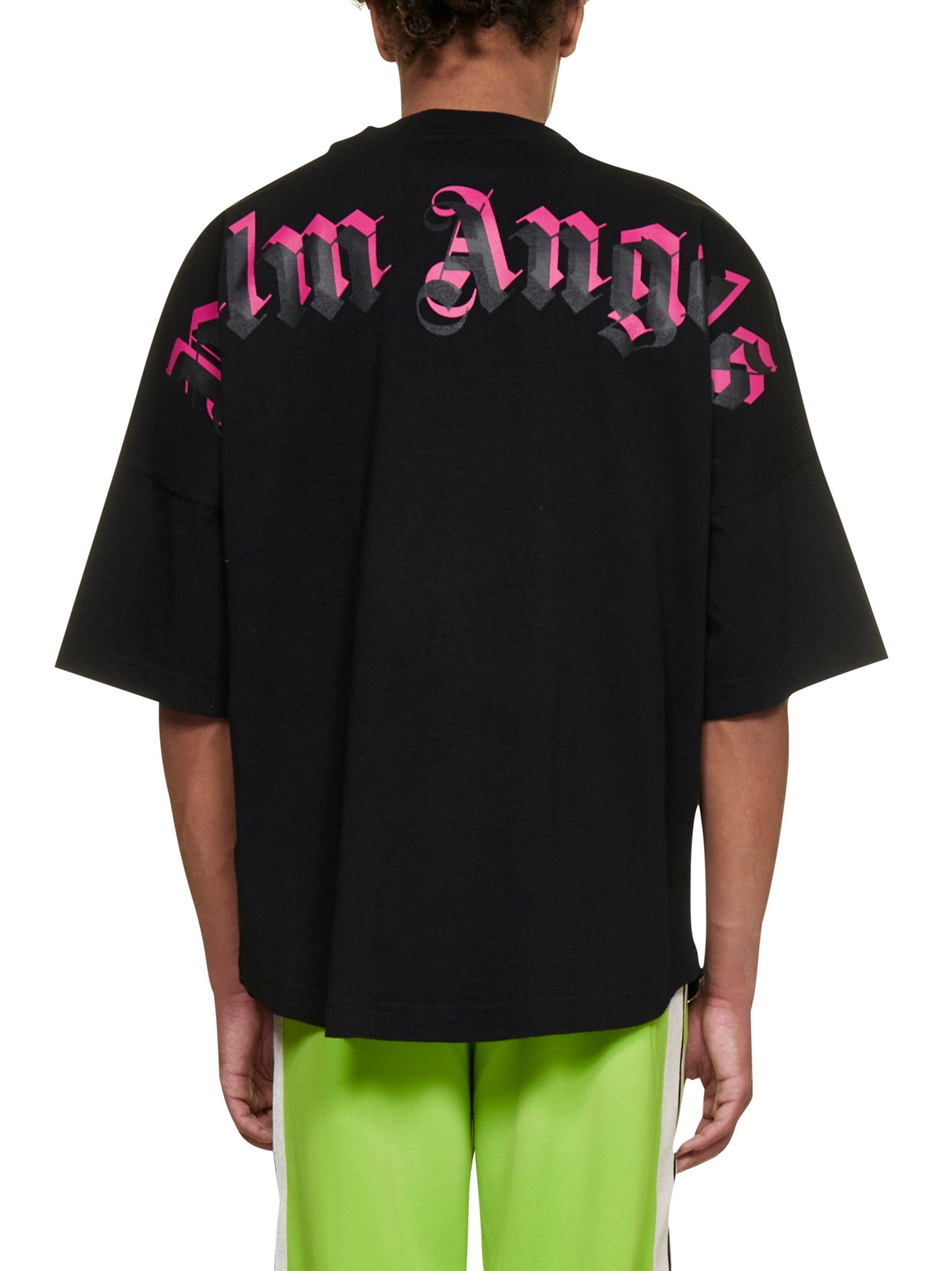 Palm Angels Logo Printed Crewneck T-Shirt