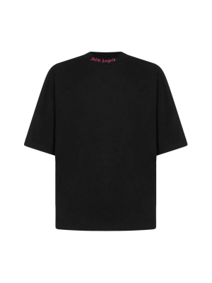 Palm Angels Logo Printed Crewneck T-Shirt