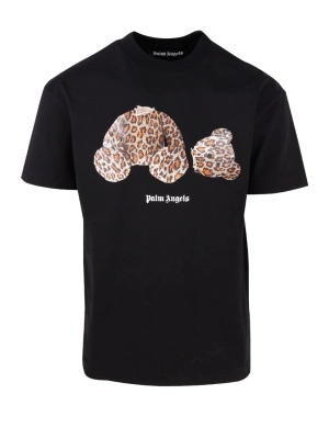 Palm Angels Teddy Bear Printed Crewneck T-Shirt