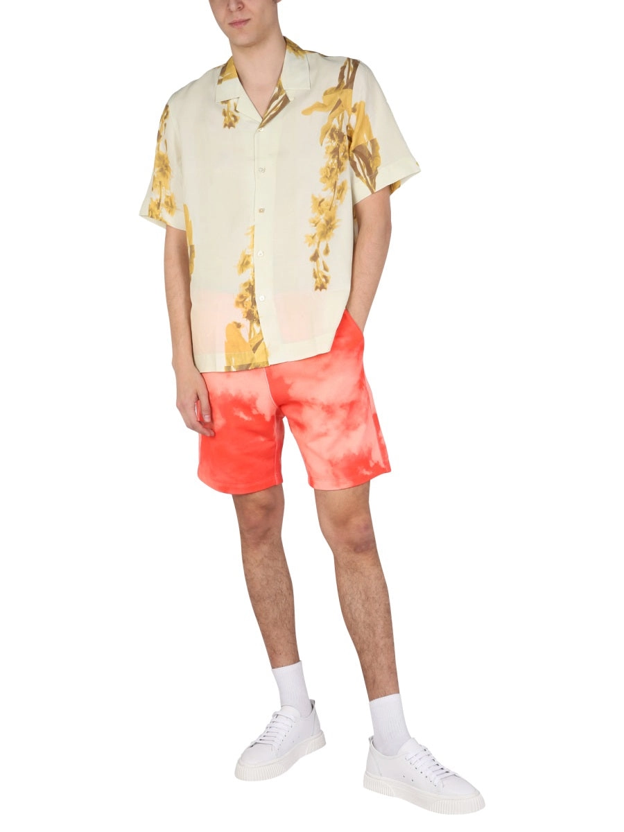 Paul Smith Printed Short-Sleeved Shirt
