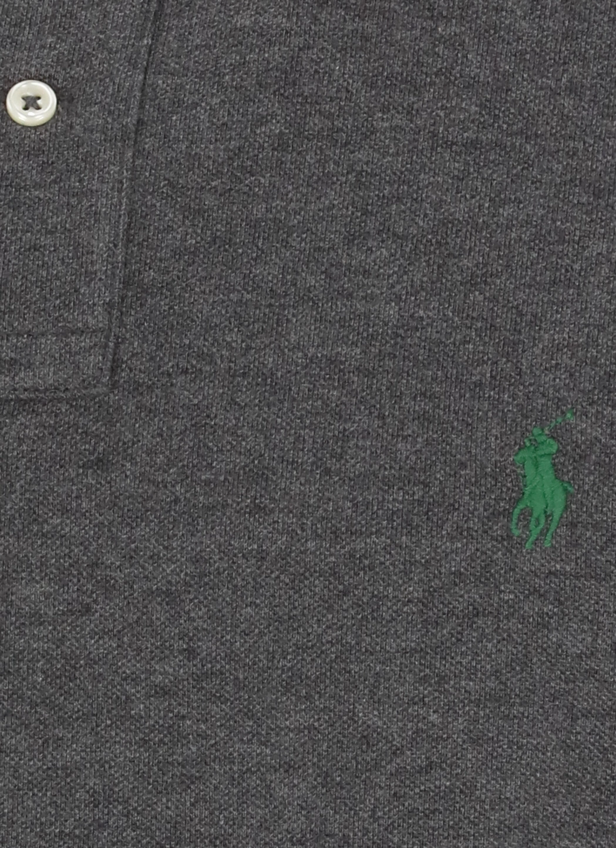 Polo Ralph Lauren Logo Embroidered Straight Hem Polo Shirt