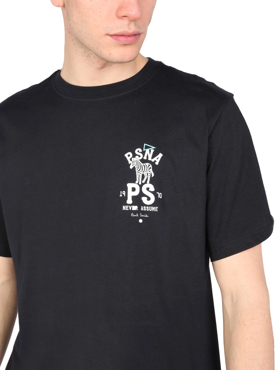 PS Paul Smith Printed Crewneck T-Shirt