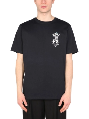 PS Paul Smith Printed Crewneck T-Shirt