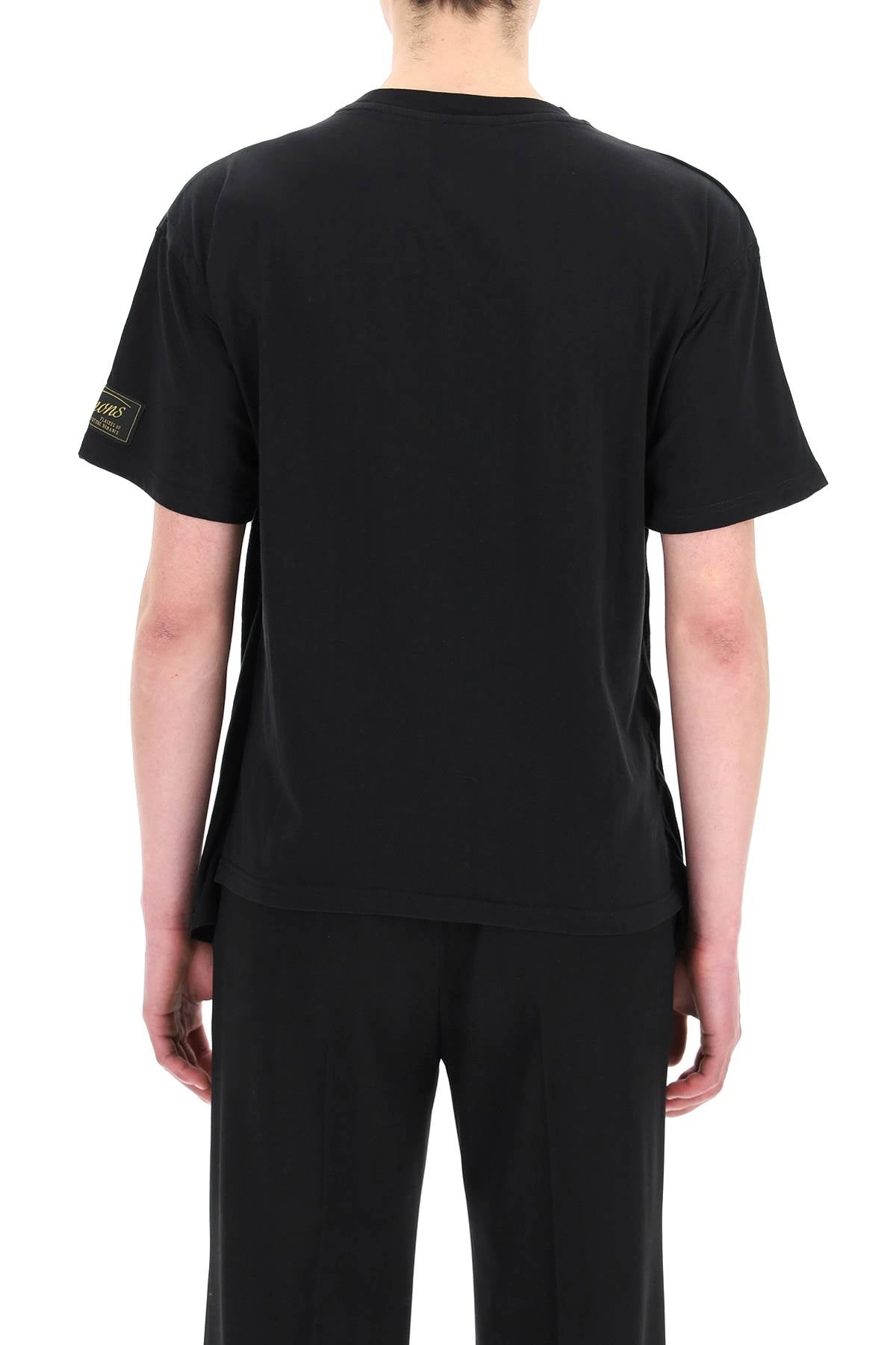 Raf Simons Graphic Print Cut-Out T-Shirt