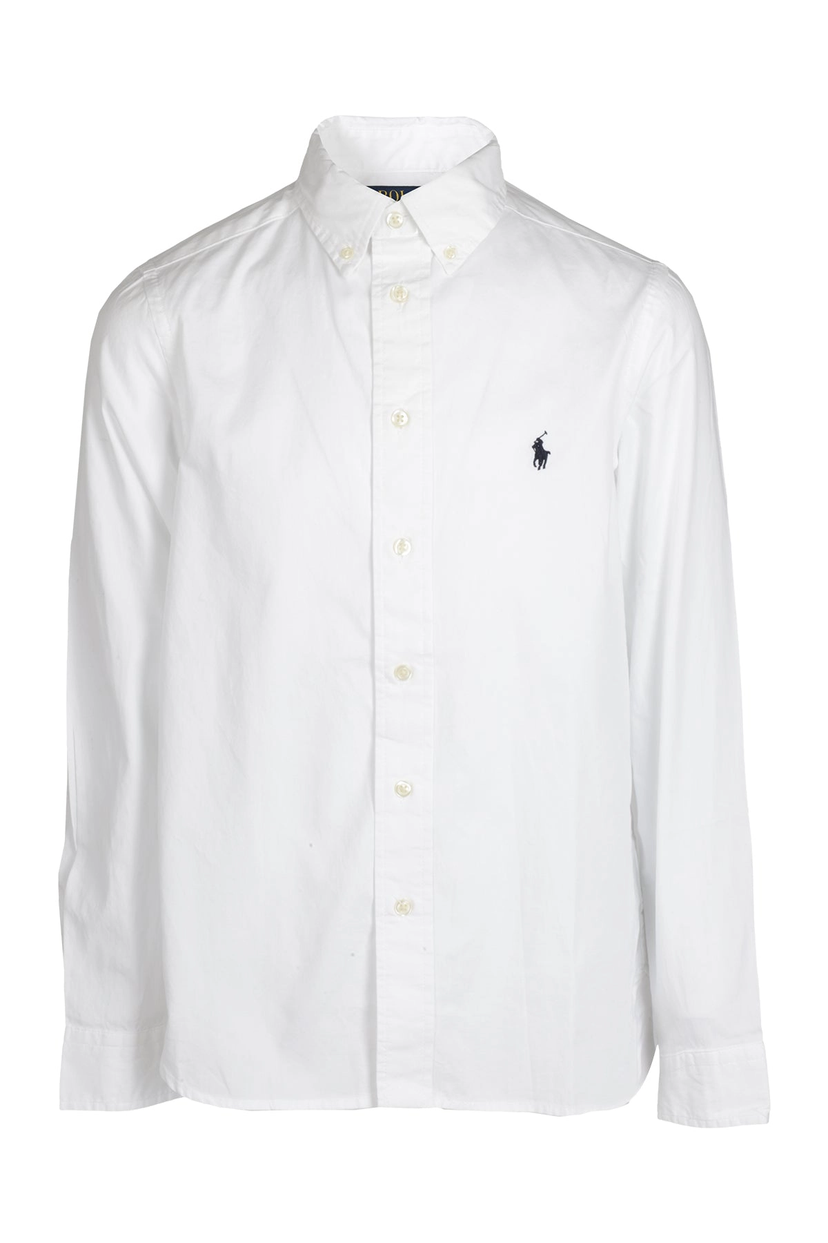 Ralph Lauren Kids Logo Embroidered Long Sleeved Shirt