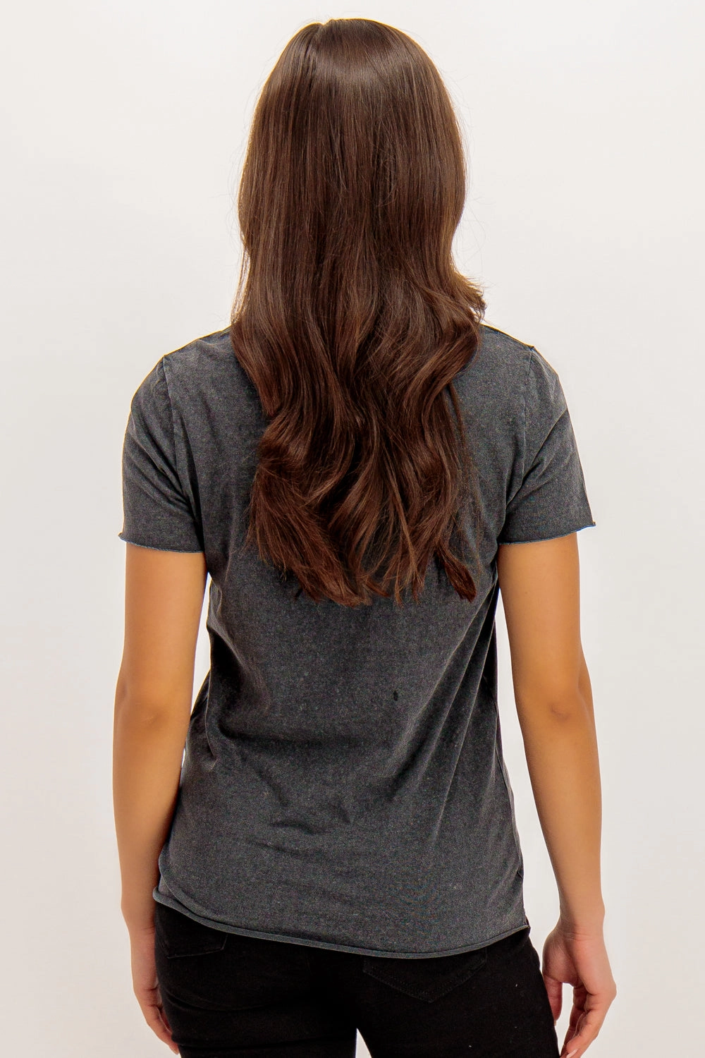 Rebelle Black Lucy Printed Tee