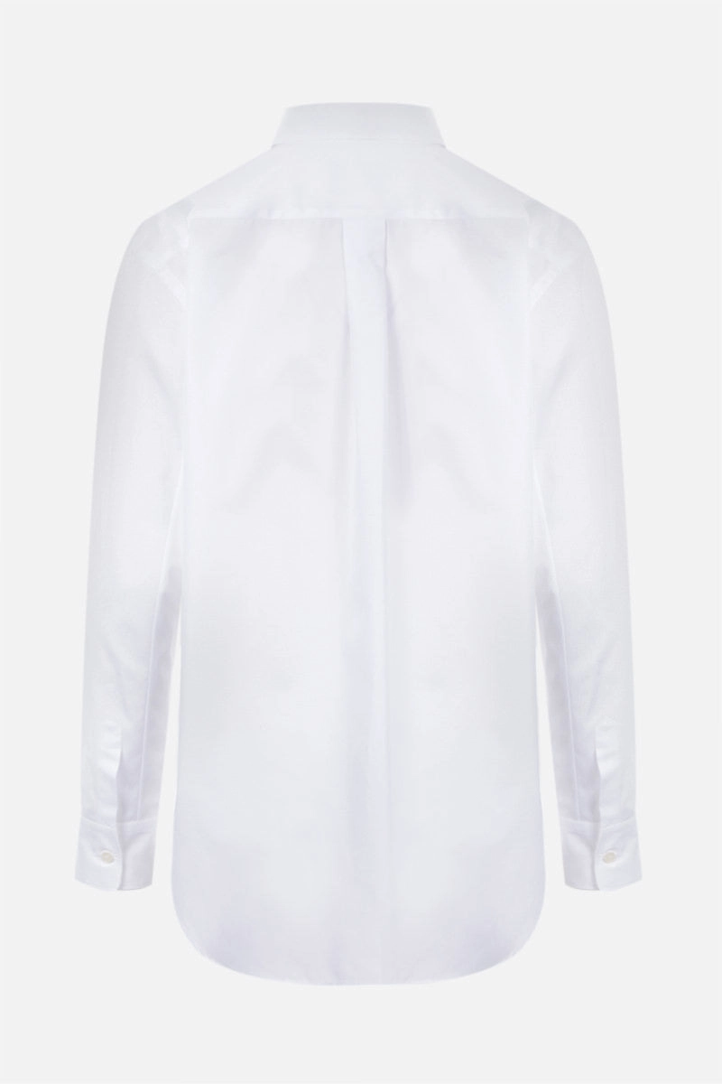 relaxed-fit poplin shirt