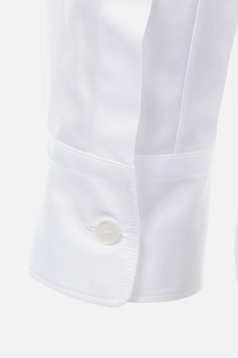 relaxed-fit poplin shirt