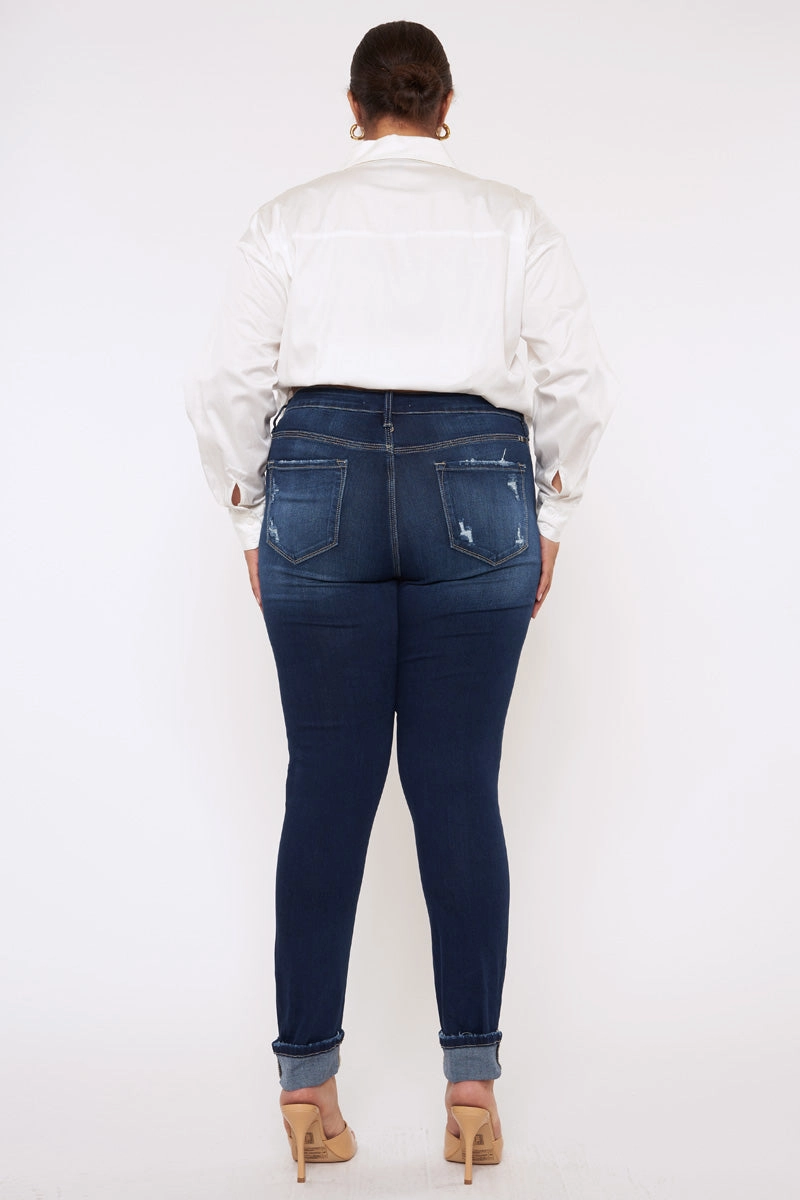 Sabrinah High Rise Super Skinny Jeans (Plus Size)