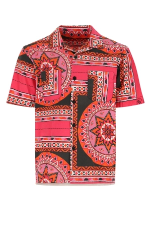 Sacai Geometric Printed Short-Sleeved Shirt