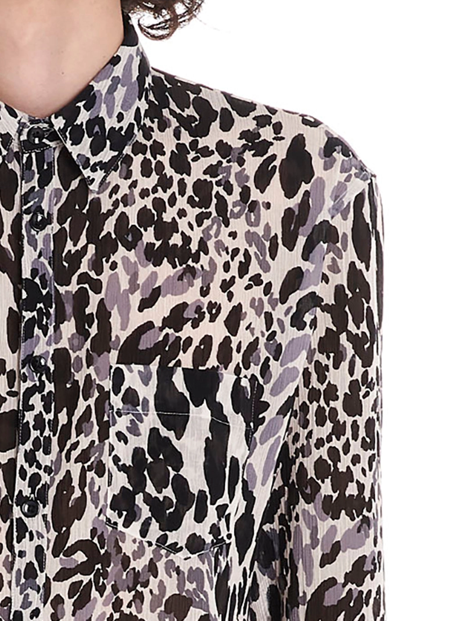 Saint Laurent Animal Print Shirt