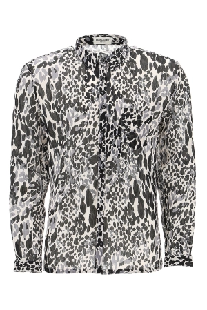 Saint Laurent Animal Print Shirt