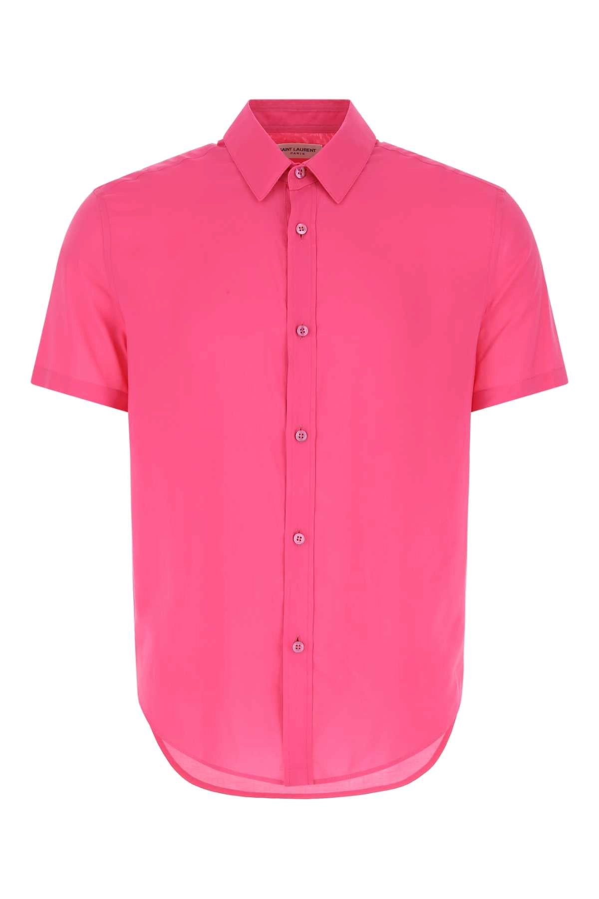 Saint Laurent Buttoned Short-Sleeved Shirt